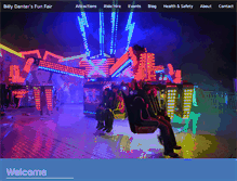 Tablet Screenshot of billydantersfunfair.com